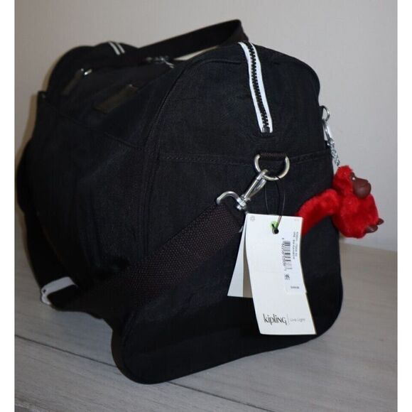 Kipling KI9025 Unisex L Black/White/Rainbow Itska N2 Weekender Duffle Bag $169+ - Picture 16 of 16